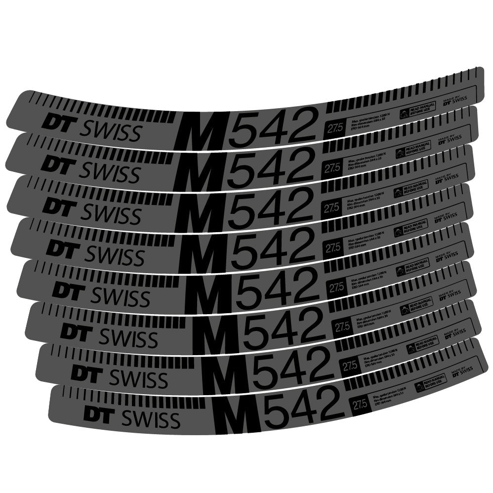 Autocollant DT Swiss M542, Roues VTT 29, Autocollant Vélo vinyle