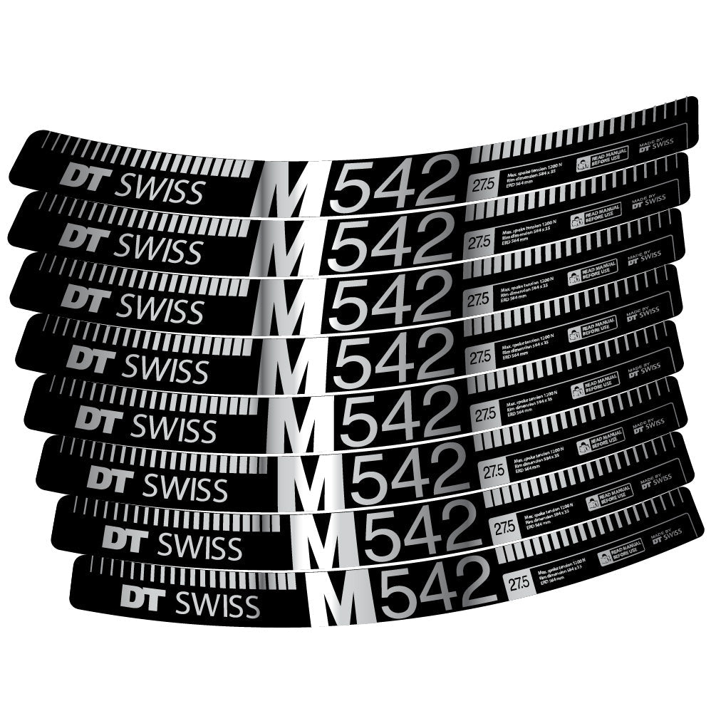 Autocollant DT Swiss M542, Roues VTT 29, Autocollant Vélo vinyle