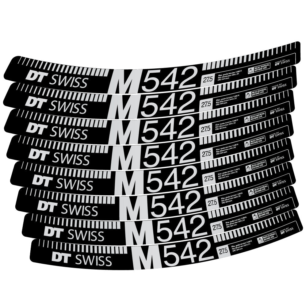 Autocollant DT Swiss M542, Roues VTT 29, Autocollant Vélo vinyle