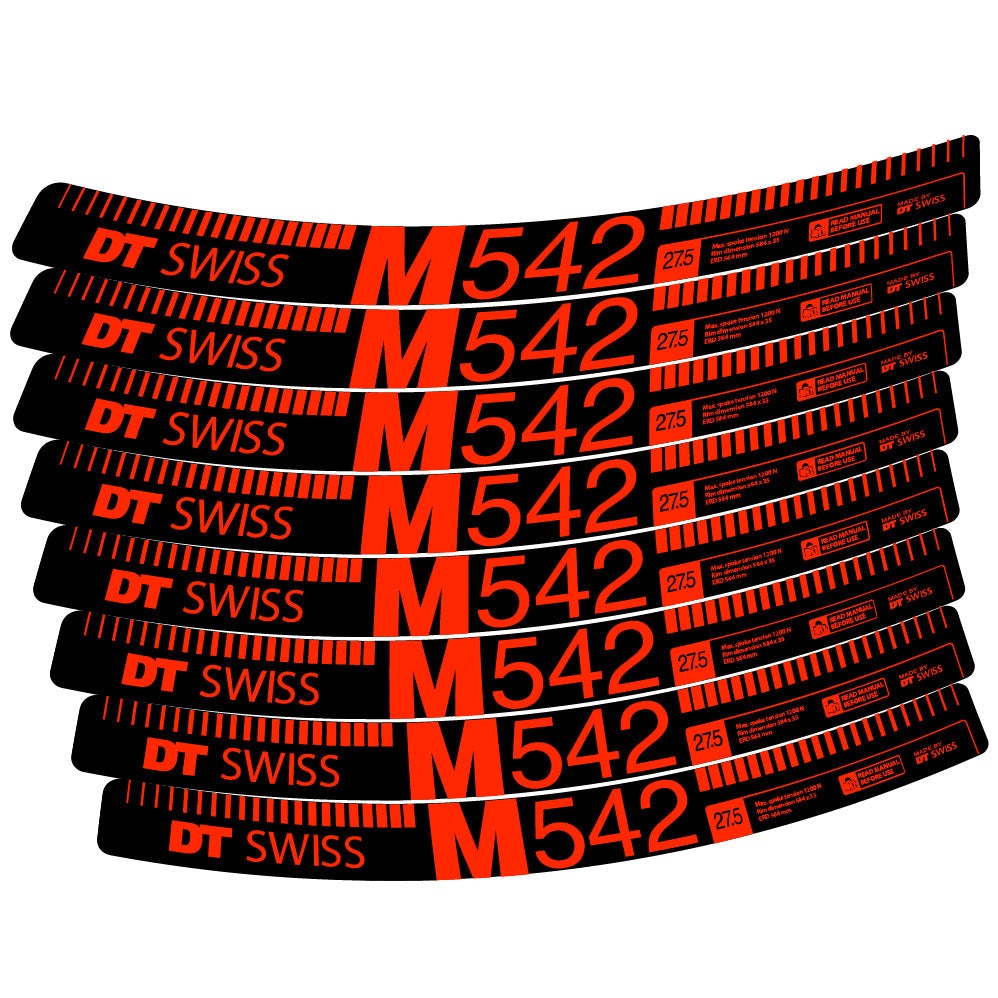 Autocollant DT Swiss M542, Roues VTT 29, Autocollant Vélo vinyle