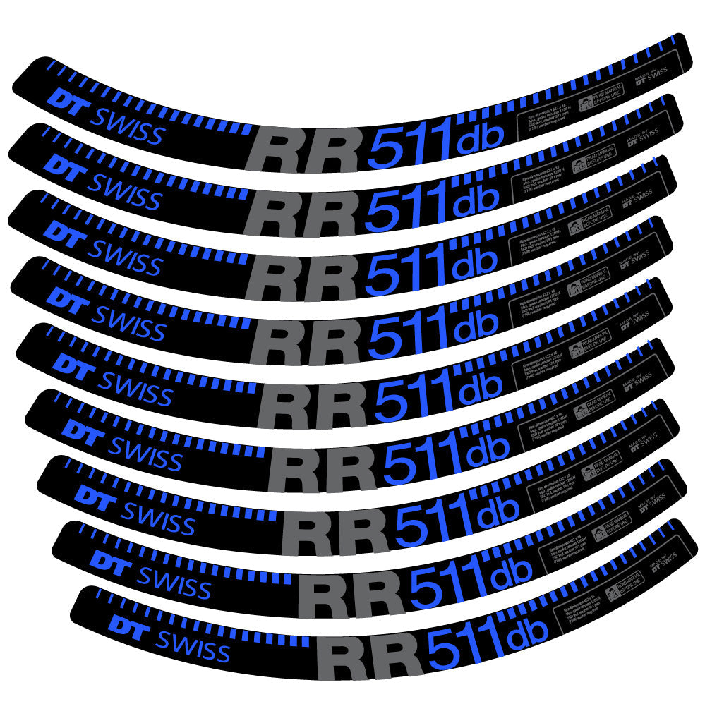 Autocollant DT Swiss FR511 db, Roues VTT 29, Autocollant vélo vinyle