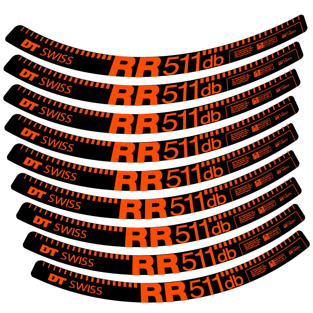 Autocollant DT Swiss FR511 db, Roues VTT 29, Autocollant vélo vinyle