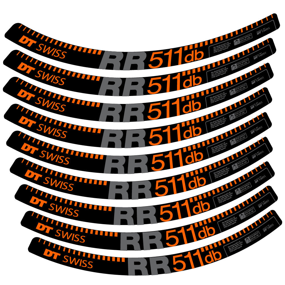 Autocollant DT Swiss FR511 db, Roues VTT 29, Autocollant vélo vinyle