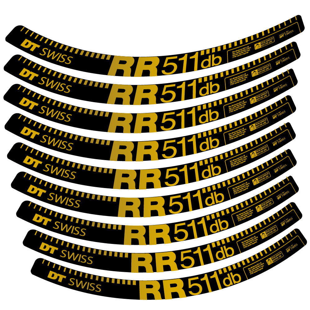 Autocollant DT Swiss FR511 db, Roues VTT 29, Autocollant vélo vinyle