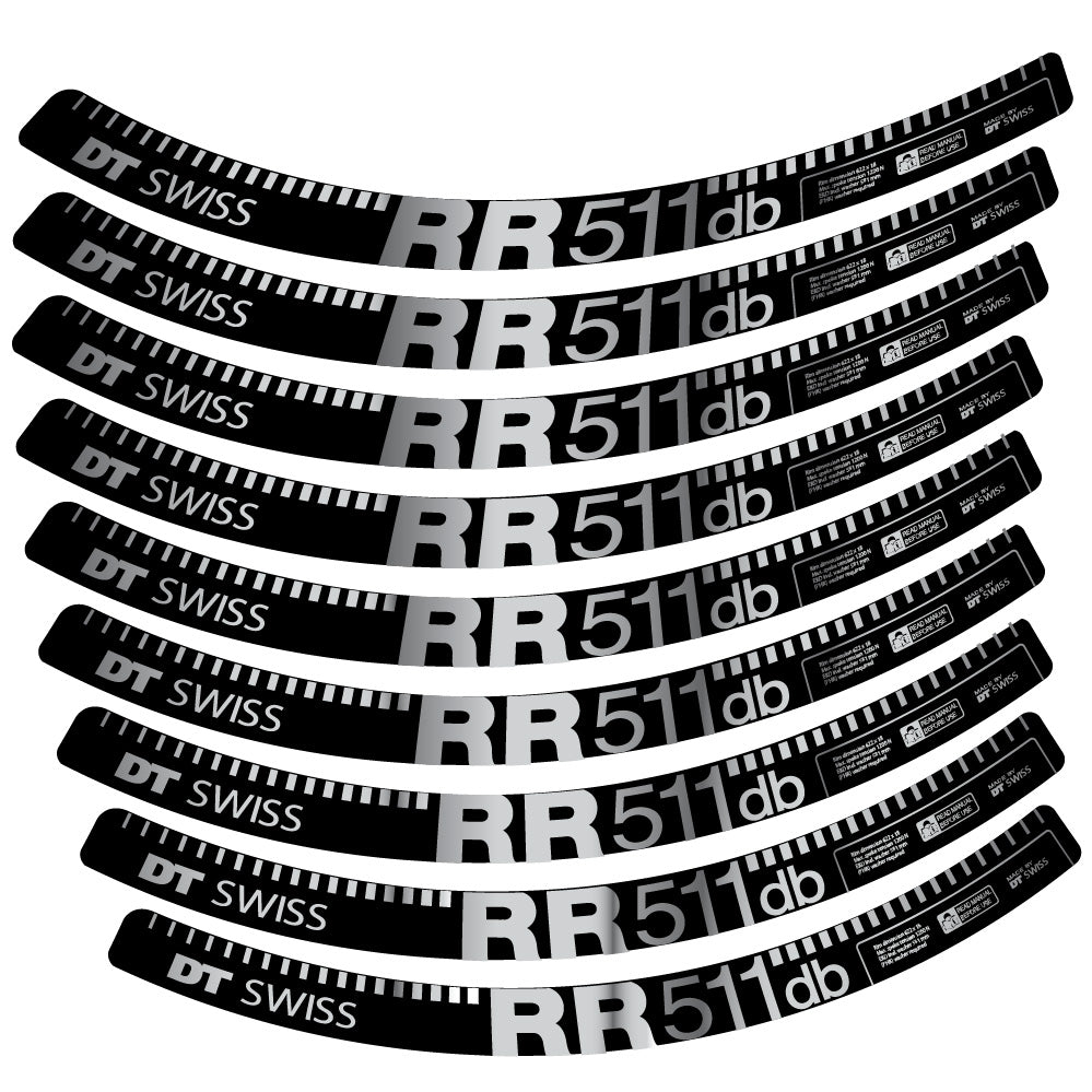 Autocollant DT Swiss FR511 db, Roues VTT 29, Autocollant vélo vinyle