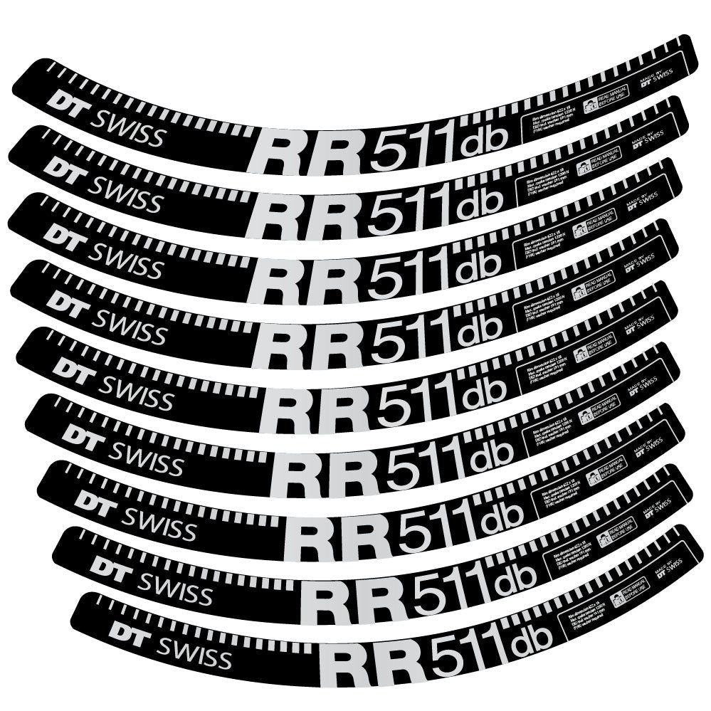 Autocollant DT Swiss FR511 db, Roues VTT 29, Autocollant vélo vinyle