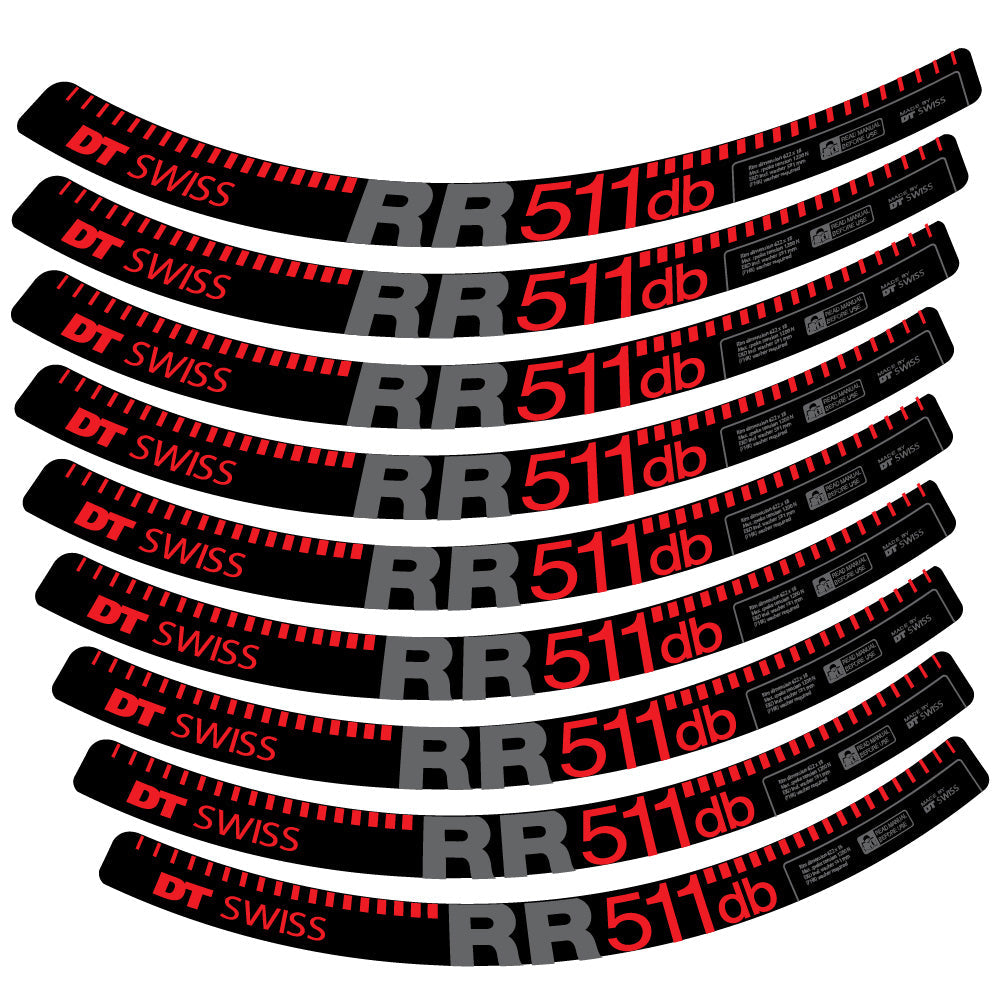 Autocollant DT Swiss FR511 db, Roues VTT 29, Autocollant vélo vinyle