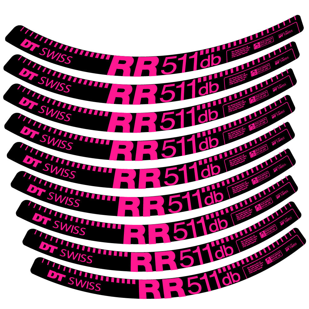Autocollant DT Swiss FR511 db, Roues VTT 29, Autocollant vélo vinyle