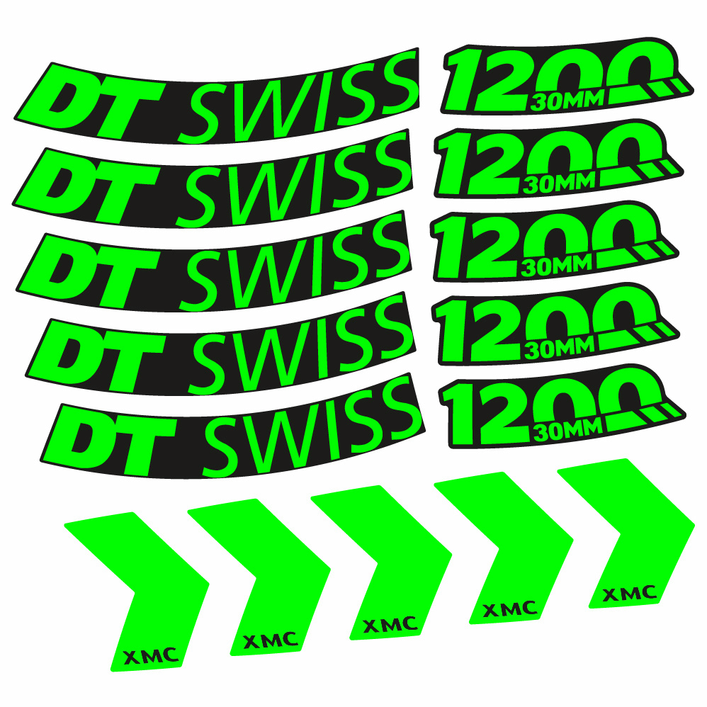 Autocollant DT Swiss XMC 1200 Spine 30, Roues VTT 29, Autocollant Vélo vinyle