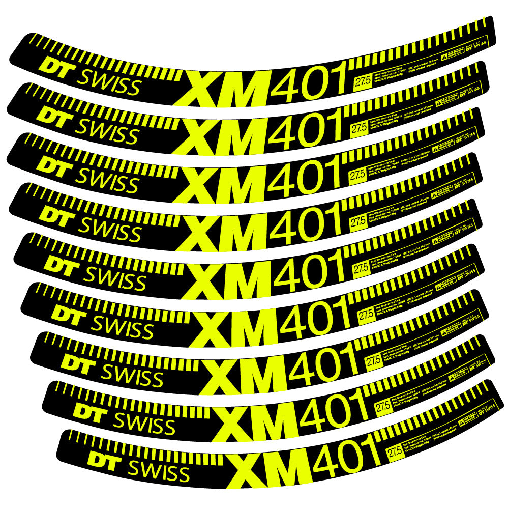 Autocollant DT Swiss XM401, Roues VTT 29, Autocollant Vélo vinyle