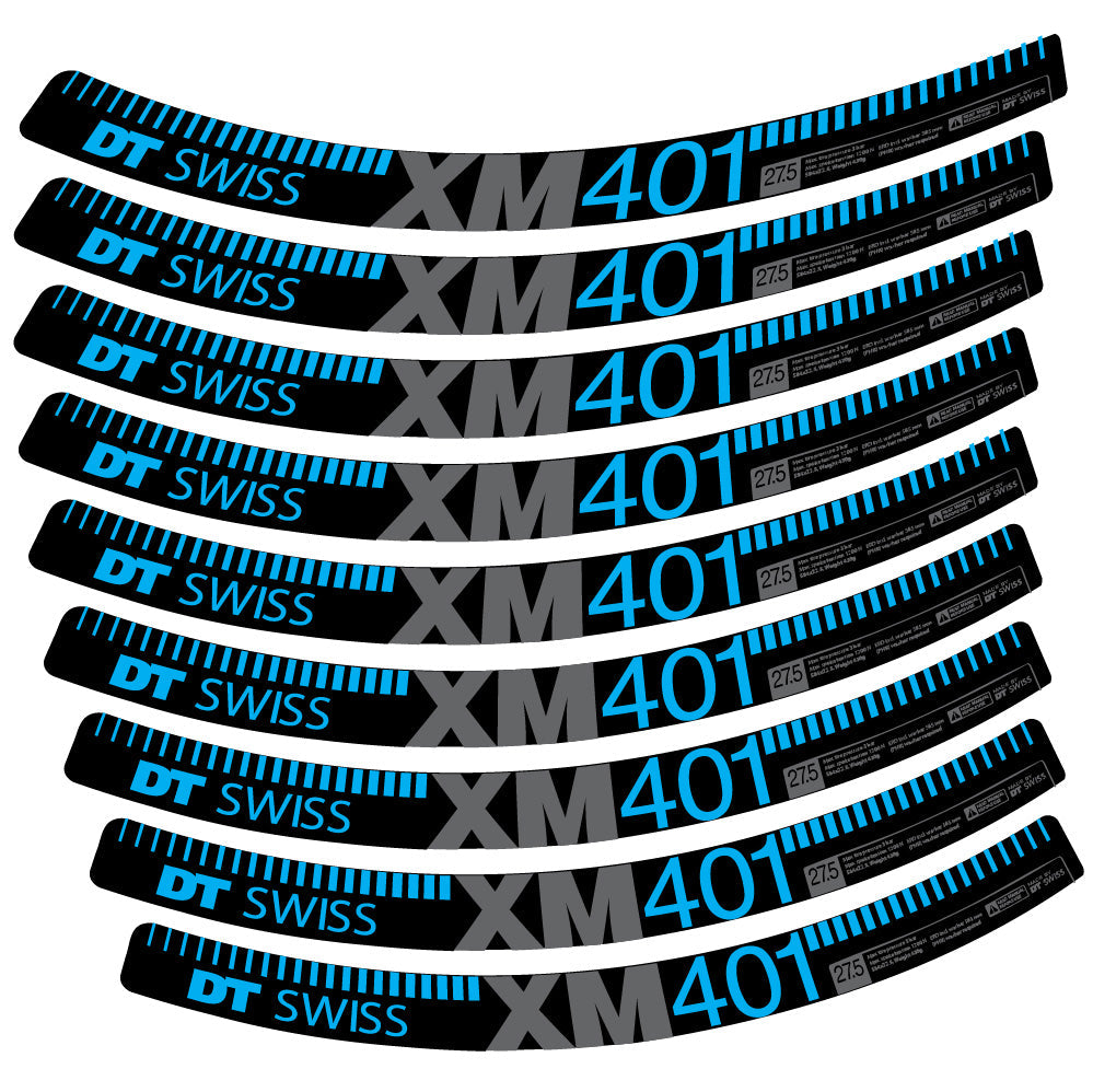 Autocollant DT Swiss XM401, Roues VTT 29, Autocollant Vélo vinyle