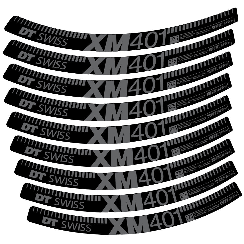 Autocollant DT Swiss XM401, Roues VTT 29, Autocollant Vélo vinyle