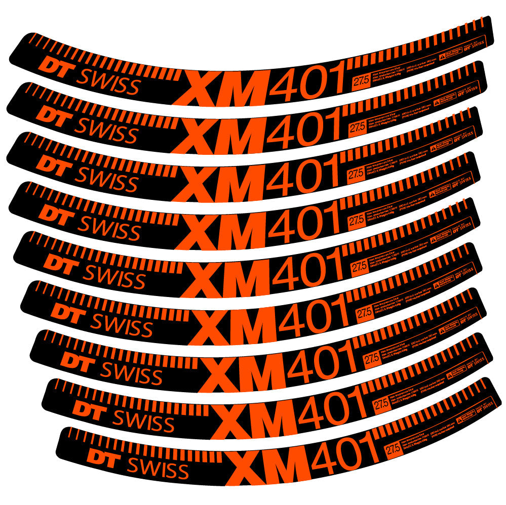 Autocollant DT Swiss XM401, Roues VTT 29, Autocollant Vélo vinyle