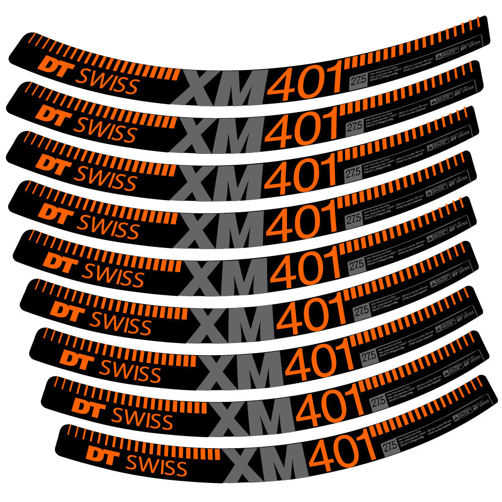 Autocollant DT Swiss XM401, Roues VTT 29, Autocollant Vélo vinyle