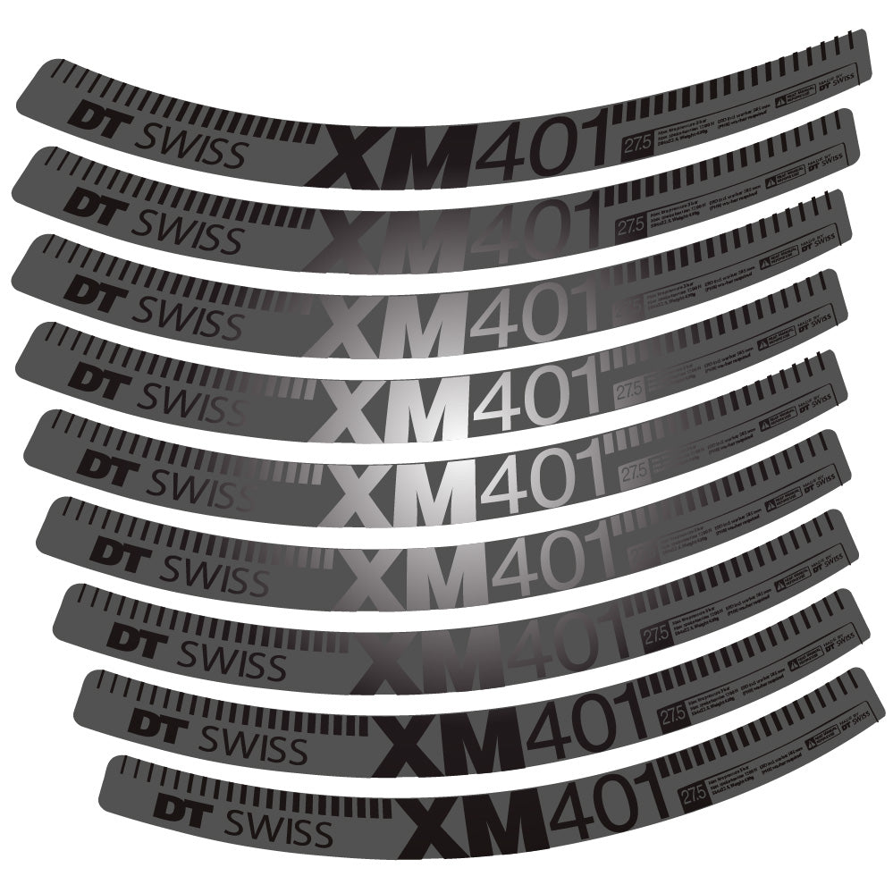 Autocollant DT Swiss XM401, Roues VTT 29, Autocollant Vélo vinyle