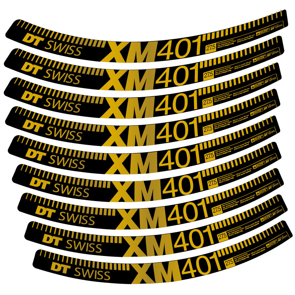 Autocollant DT Swiss XM401, Roues VTT 29, Autocollant Vélo vinyle