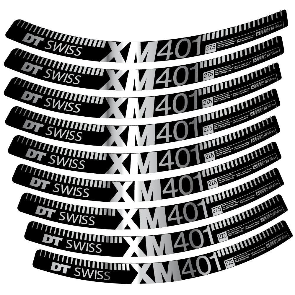 Autocollant DT Swiss XM401, Roues VTT 29, Autocollant Vélo vinyle