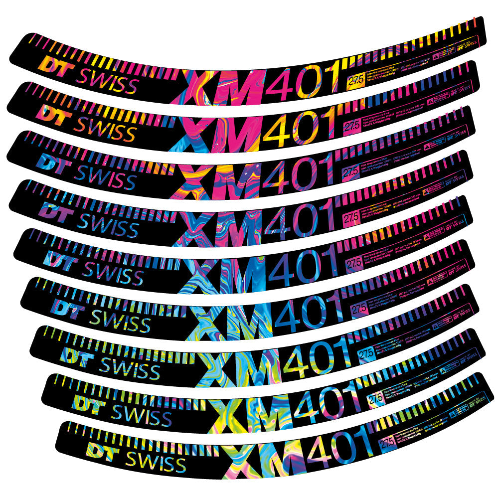 Autocollant DT Swiss XM401, Roues VTT 29, Autocollant Vélo vinyle