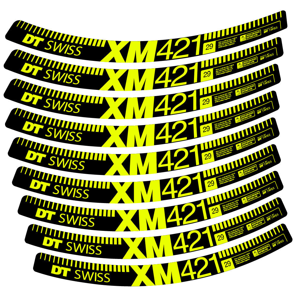 Autocollant DT Swiss XM421, Roues VTT 29, Autocollant Vélo vinyle