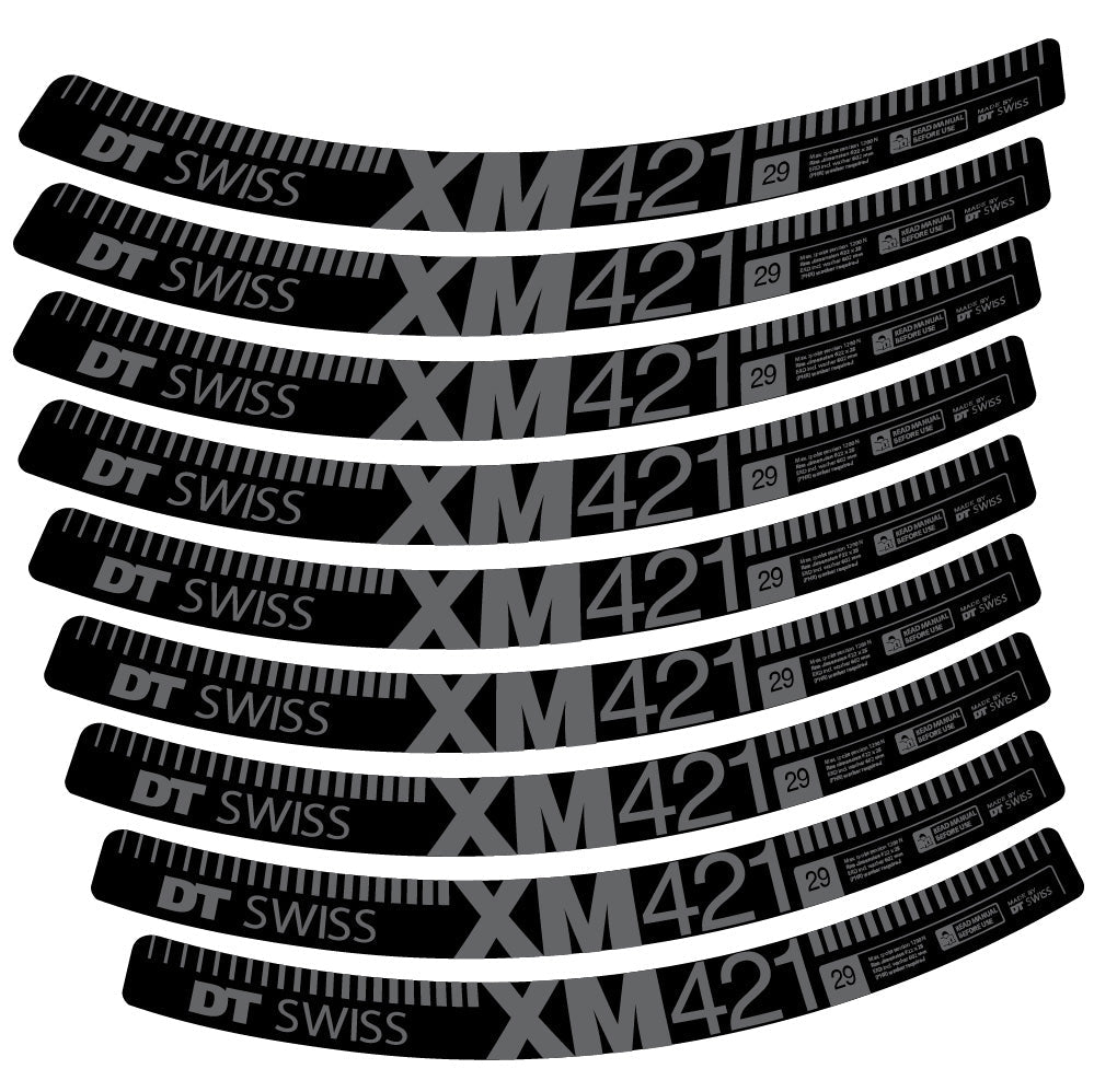 Autocollant DT Swiss XM421, Roues VTT 29, Autocollant Vélo vinyle