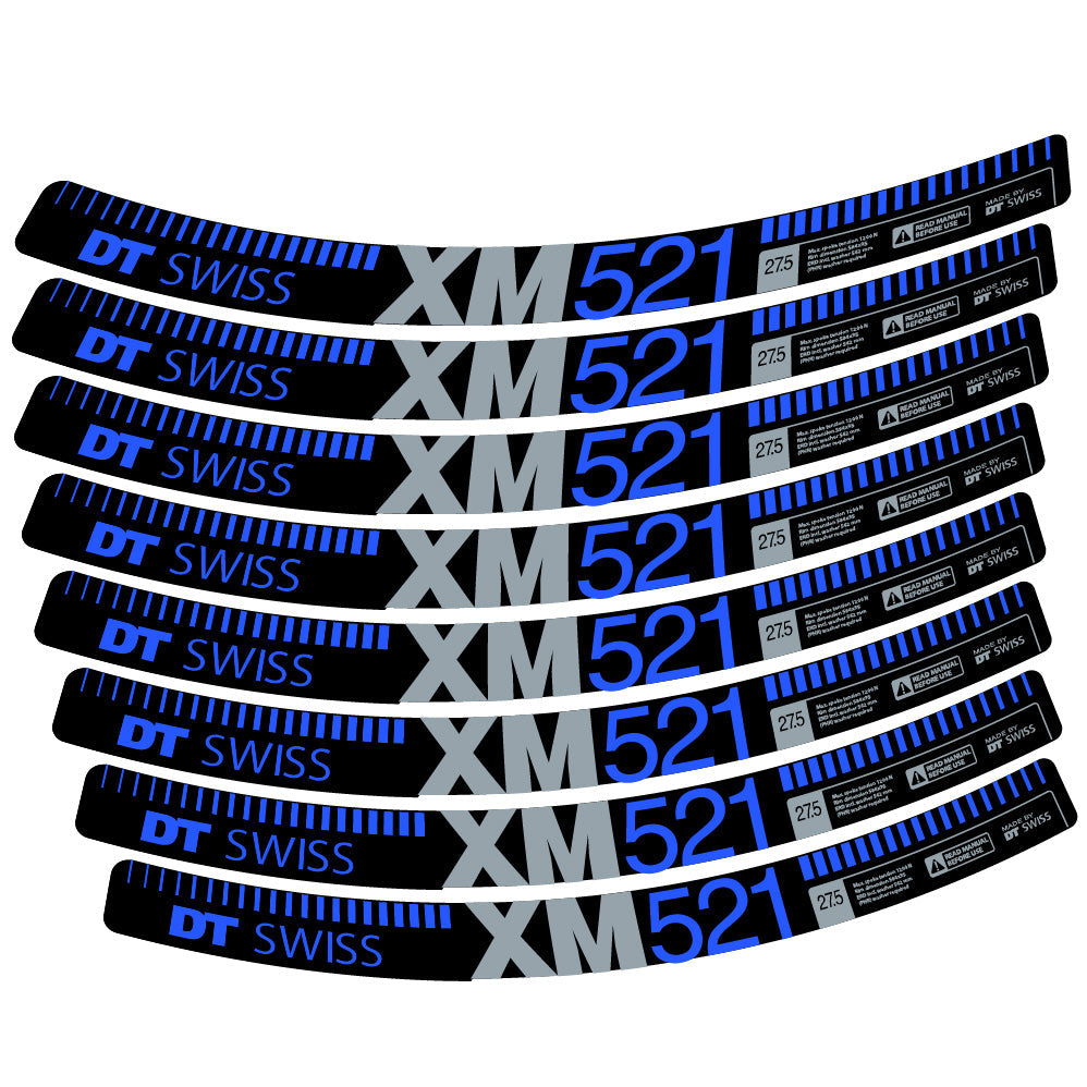 Autocollant DT Swiss XM521, Roues VTT 29, Autocollant Vélo vinyle