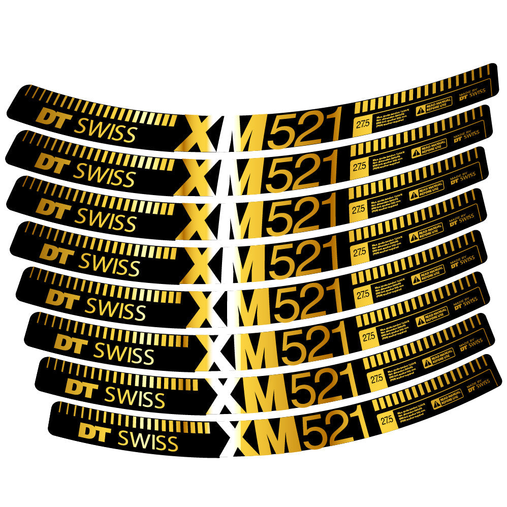 Autocollant DT Swiss XM521, Roues VTT 29, Autocollant Vélo vinyle