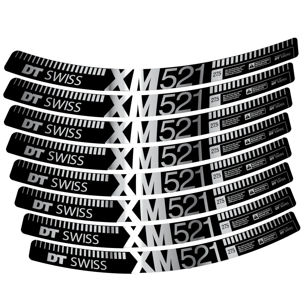 Autocollant DT Swiss XM521, Roues VTT 29, Autocollant Vélo vinyle