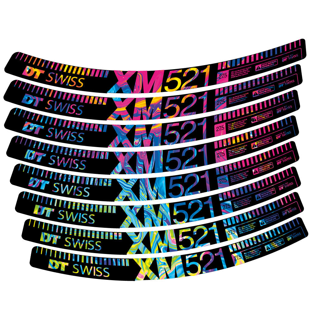Autocollant DT Swiss XM521, Roues VTT 29, Autocollant Vélo vinyle