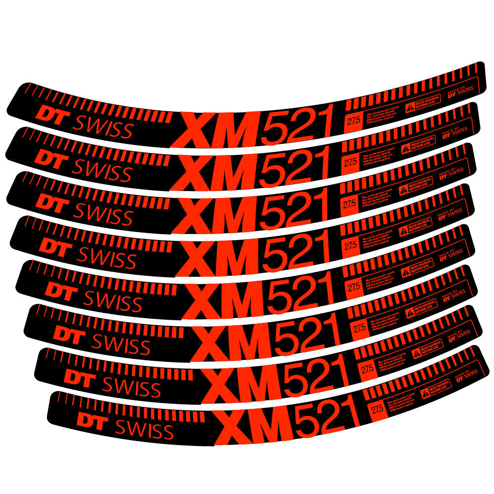 Autocollant DT Swiss XM521, Roues VTT 29, Autocollant Vélo vinyle