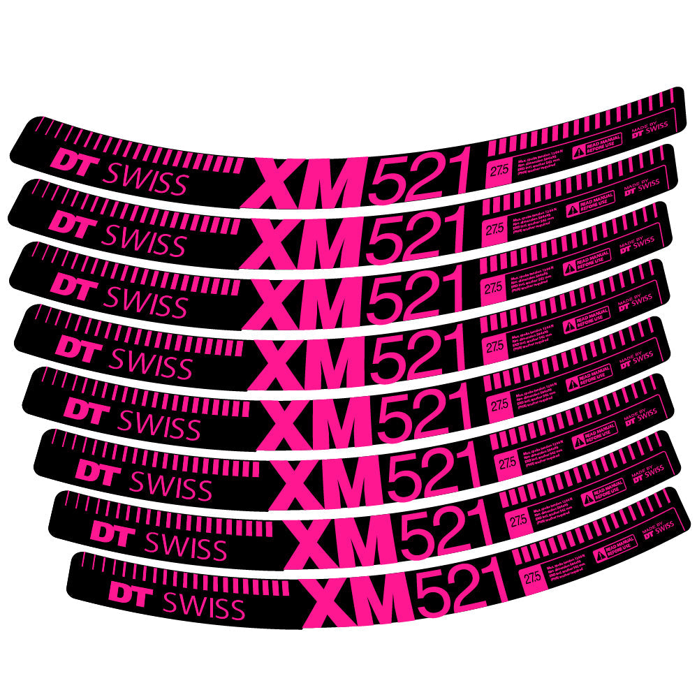 Autocollant DT Swiss XM521, Roues VTT 29, Autocollant Vélo vinyle