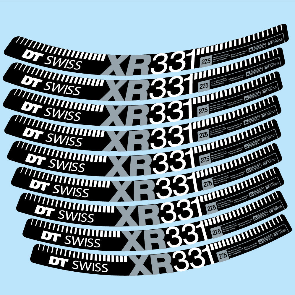 Autocollant DT Swiss XR331, Roues VTT 29, Autocollant Vélo vinyle