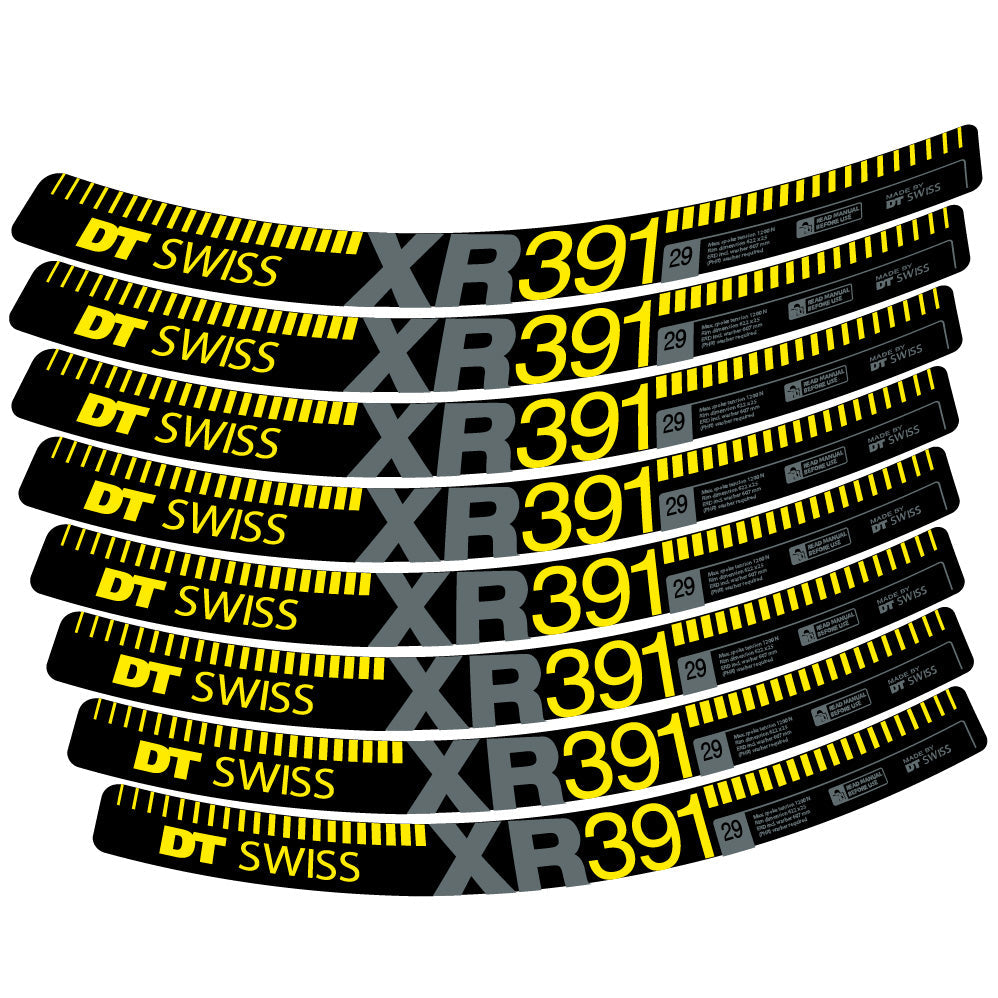 Autocollant DT Swiss XR391, Roues VTT 29, Autocollant Vélo vinyle