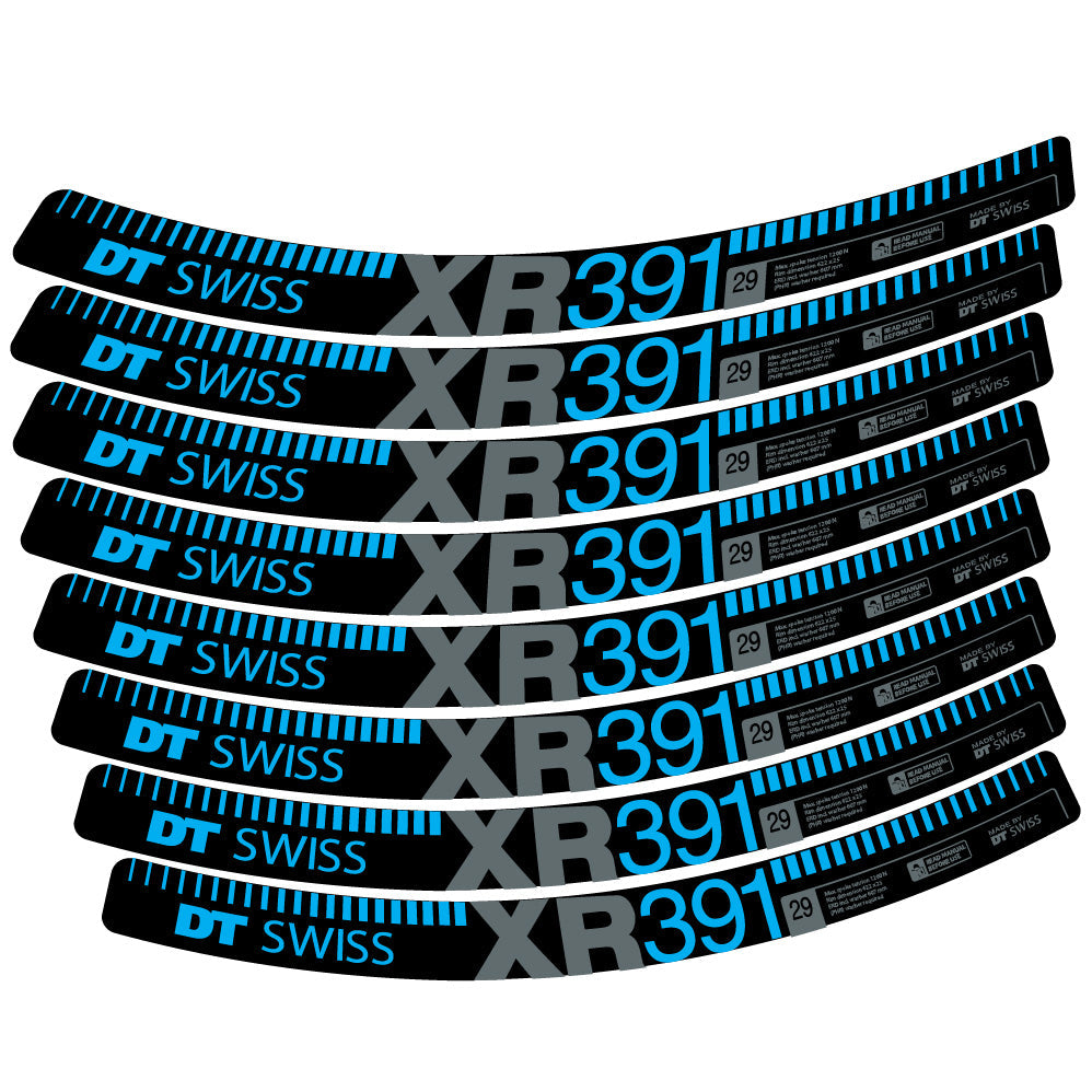 Autocollant DT Swiss XR391, Roues VTT 29, Autocollant Vélo vinyle