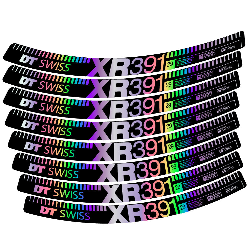 Autocollant DT Swiss XR391, Roues VTT 29, Autocollant Vélo vinyle