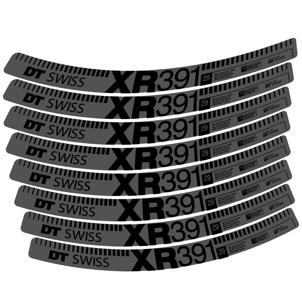 Autocollant DT Swiss XR391, Roues VTT 29, Autocollant Vélo vinyle
