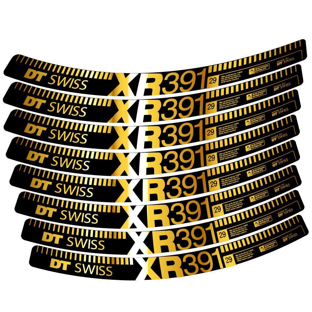 Autocollant DT Swiss XR391, Roues VTT 29, Autocollant Vélo vinyle