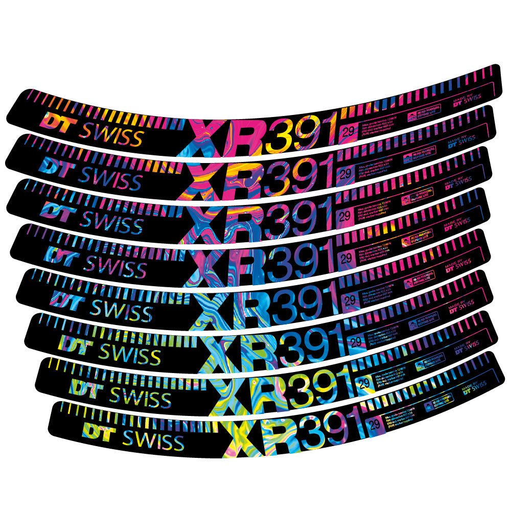 Autocollant DT Swiss XR391, Roues VTT 29, Autocollant Vélo vinyle