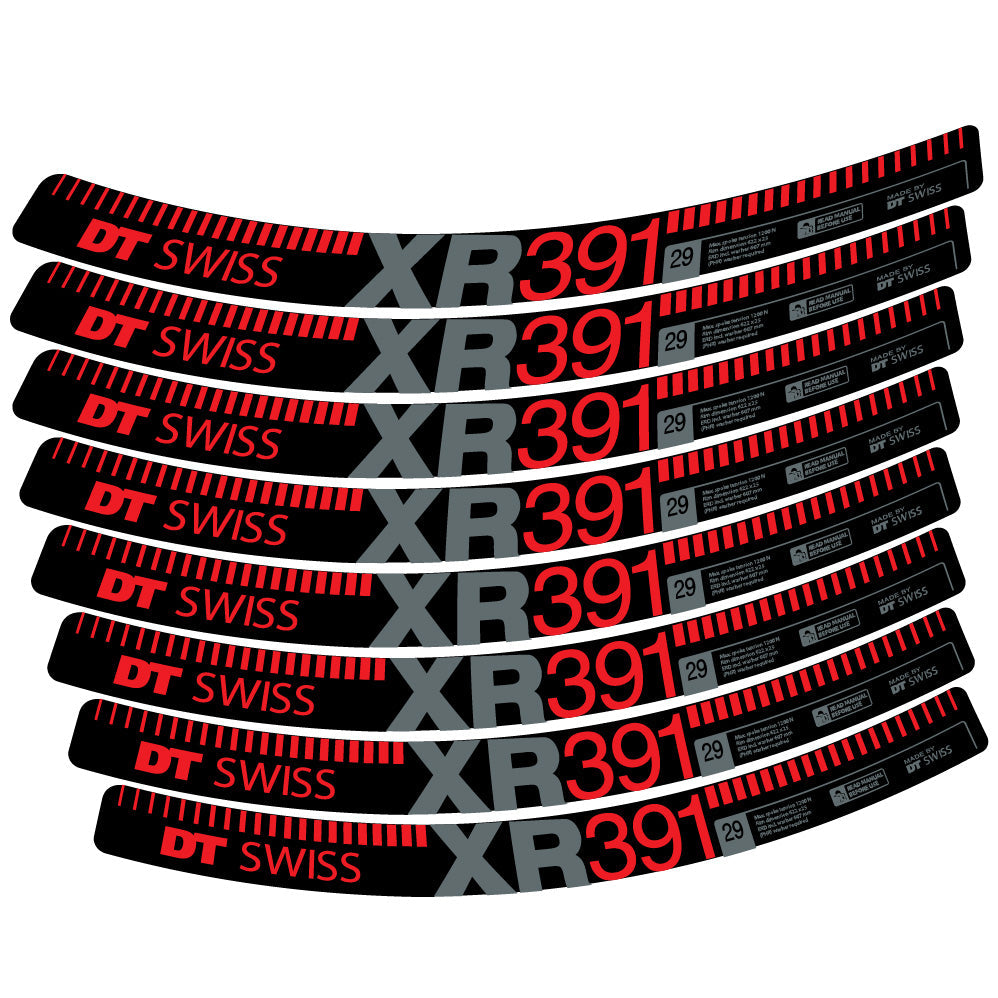Autocollant DT Swiss XR391, Roues VTT 29, Autocollant Vélo vinyle