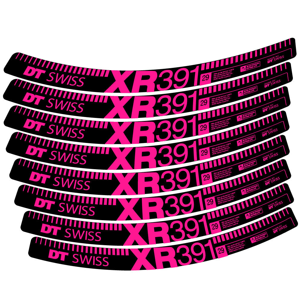 Autocollant DT Swiss XR391, Roues VTT 29, Autocollant Vélo vinyle