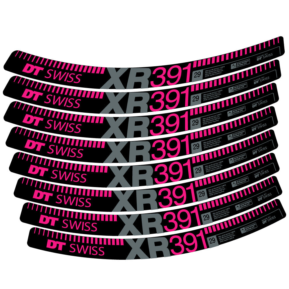 Autocollant DT Swiss XR391, Roues VTT 29, Autocollant Vélo vinyle