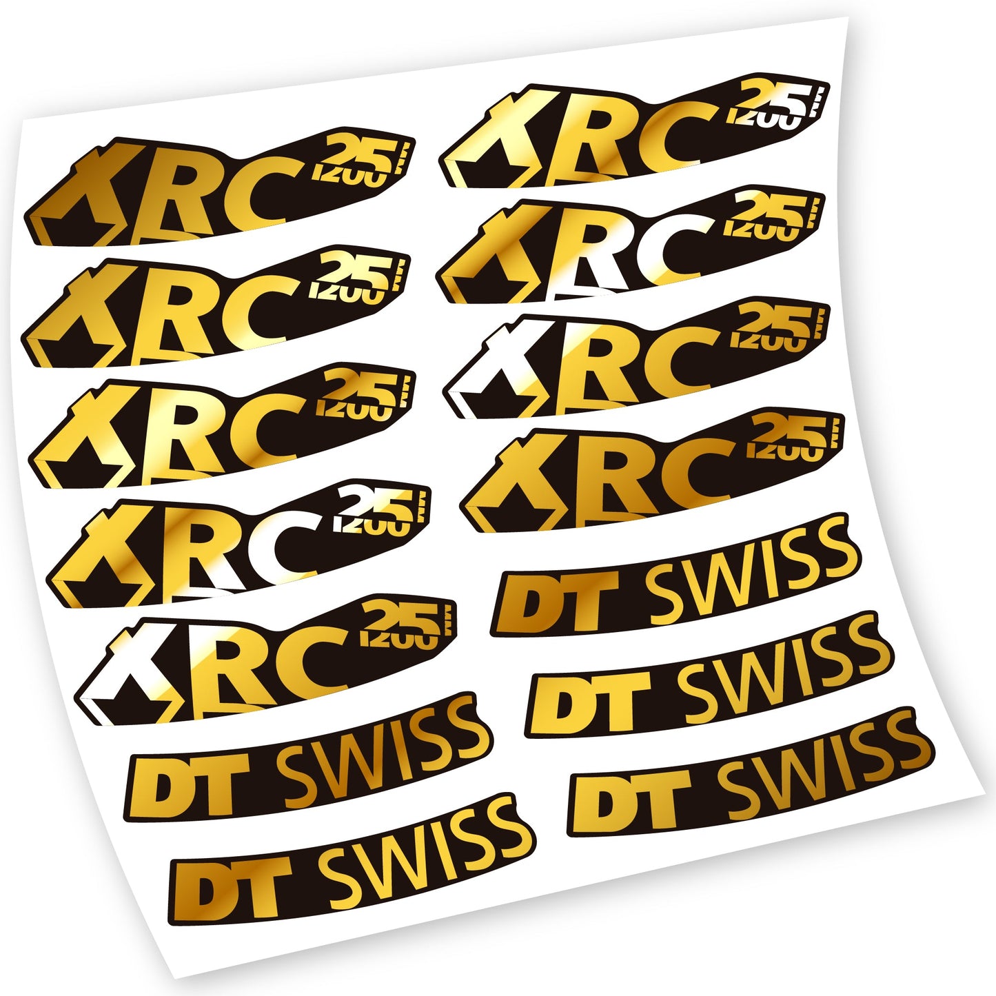 Autocollant pour roue de vélo de montagne DT Swiss XRC 25 1200