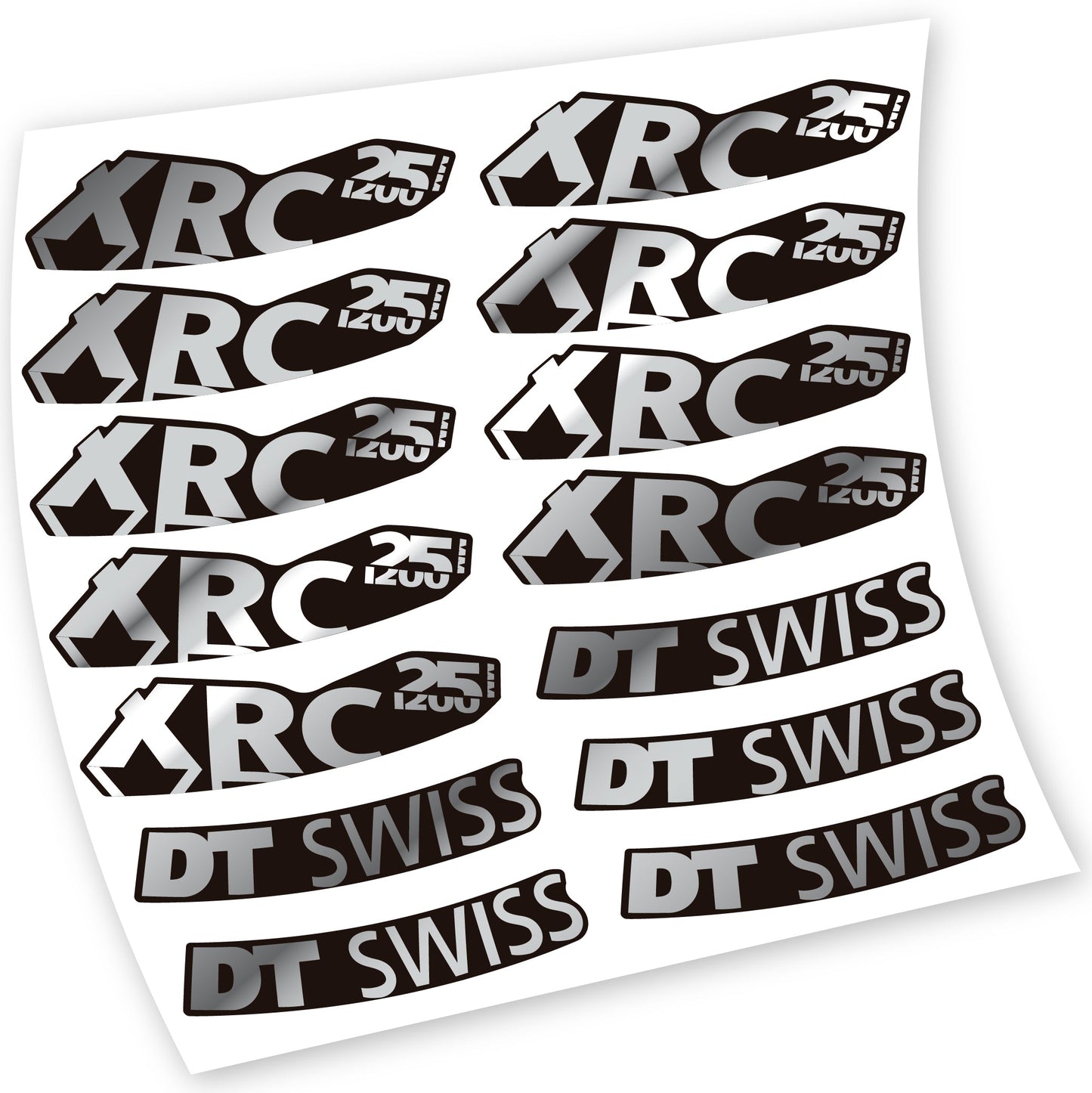 Autocollant pour roue de vélo de montagne DT Swiss XRC 25 1200