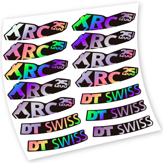 Autocollant pour roue de vélo de montagne DT Swiss XRC 25 1200