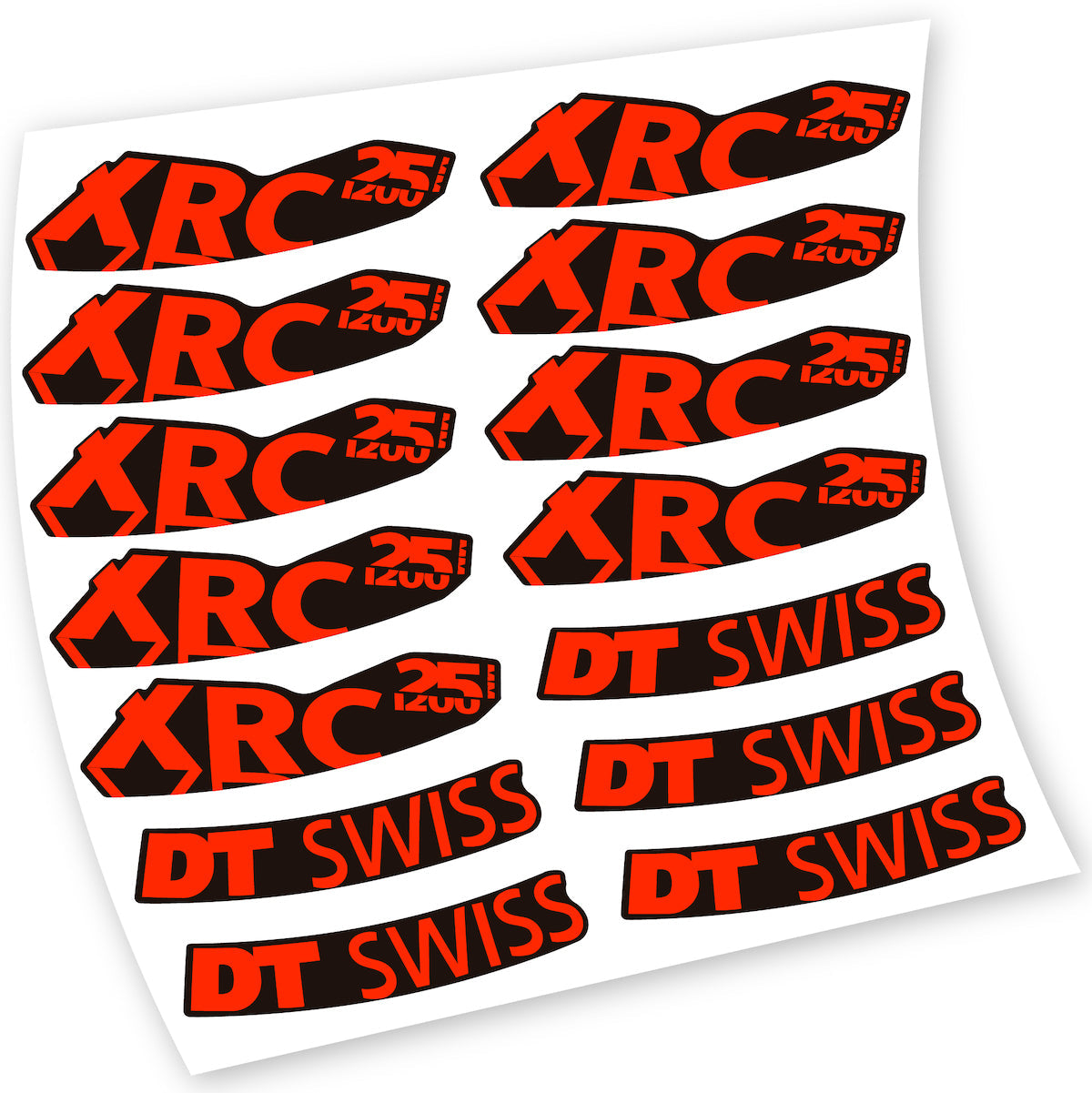 Autocollant pour roue de vélo de montagne DT Swiss XRC 25 1200