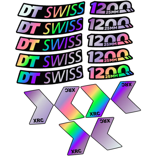 Autocollant DT Swiss XRC 1200 Spline 25 mm 2020, Roue de montagne, Autocollant vinyle