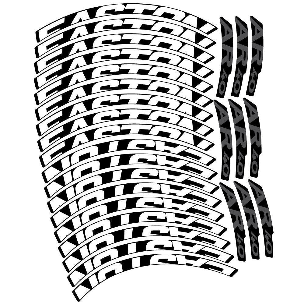 Autocollant Easton AR40, Roues VTT 29, Autocollant Vélo vinyle