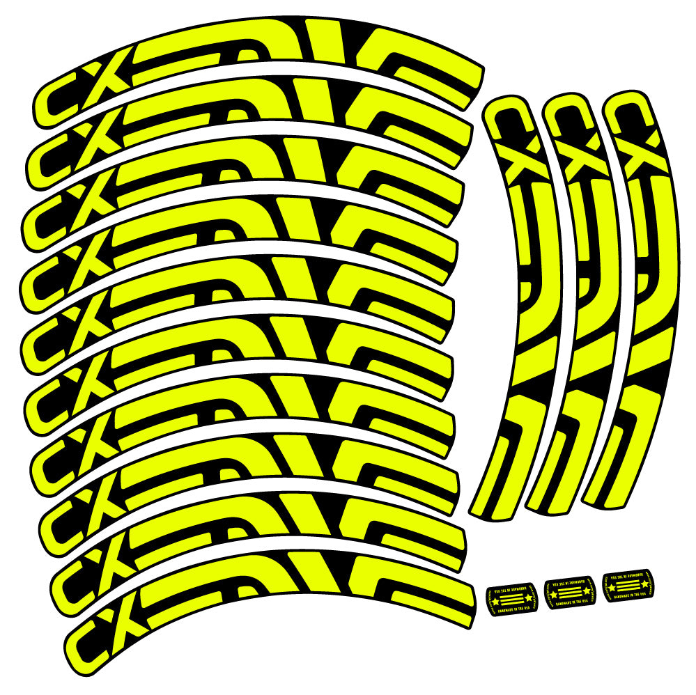 Autocollant Enve CX, Roues VTT 29, Autocollant Vélo vinyle