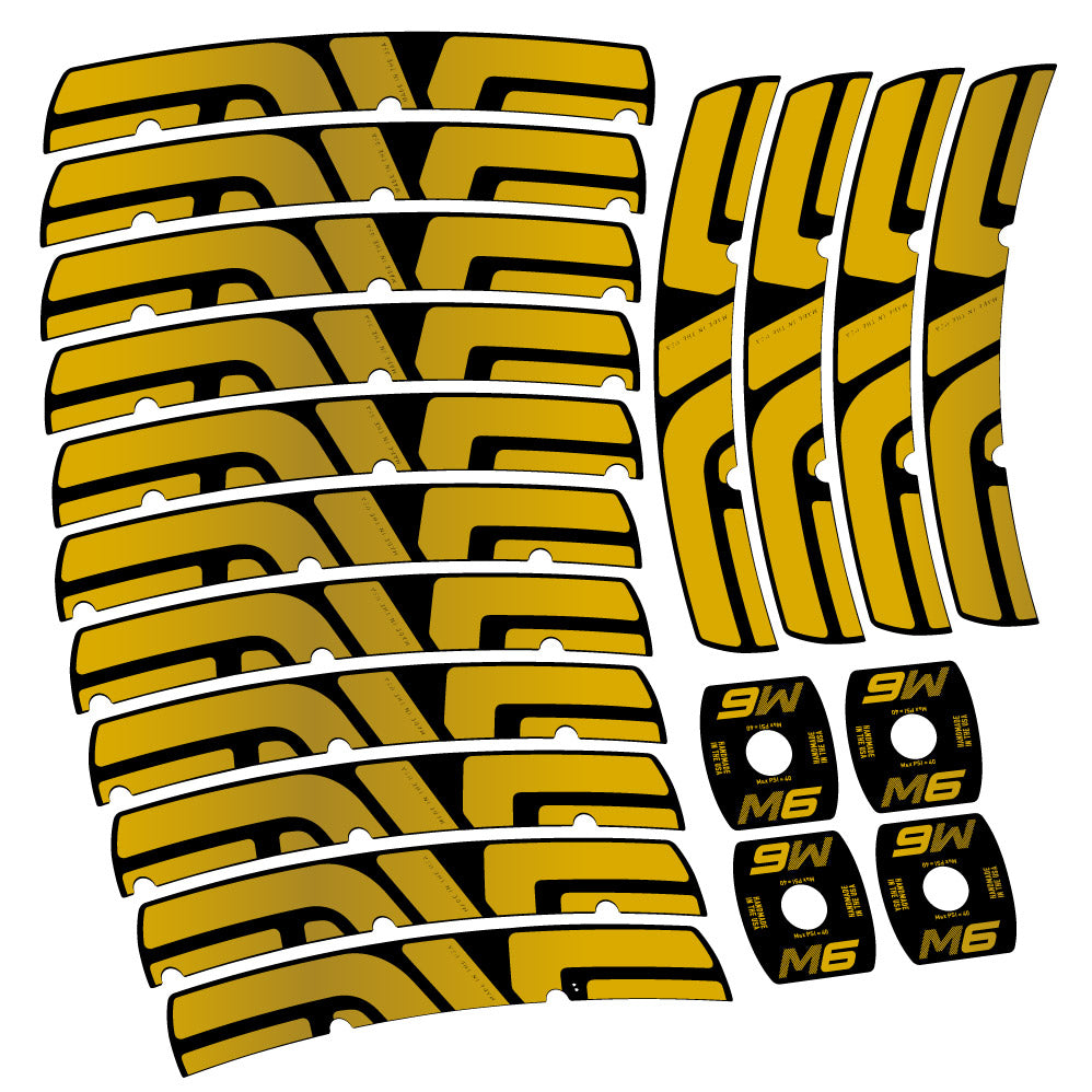 Autocollant Enve M Series M6, Roues VTT 29, Vélo vinyle sticker