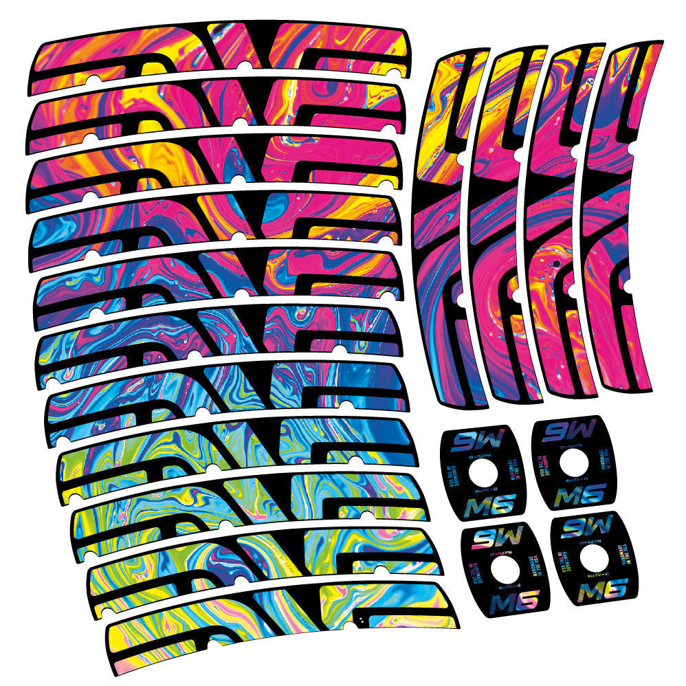 Autocollant Enve M Series M6, Roues VTT 29, Vélo vinyle sticker