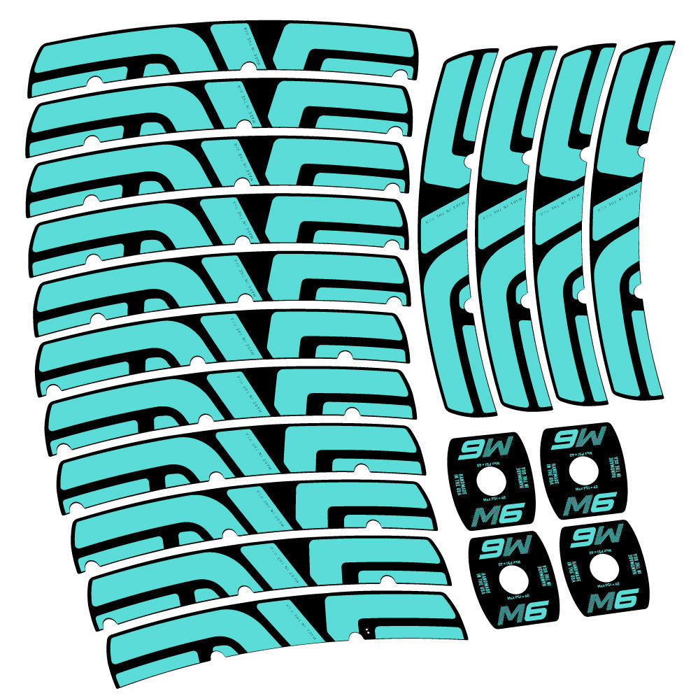 Autocollant Enve M Series M6, Roues VTT 29, Vélo vinyle sticker